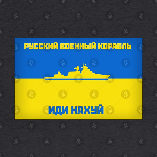 Russian Warship GFYS(Cyrillic) by Mudhen Apparel